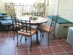 Outside dining terrace