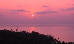 Sun Rise at the villa
