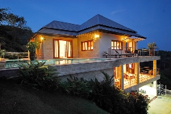 Villa at night