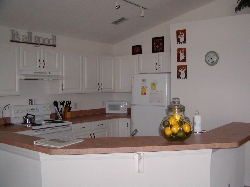 Fully Equipped Kitchen And Bar Area