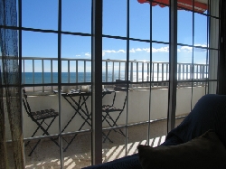 The balcony from inside
