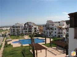 One of the communal pools