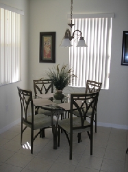 Breakfast table