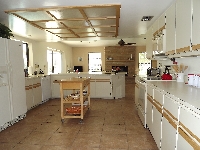 Kitchen open to Inside Dining Room