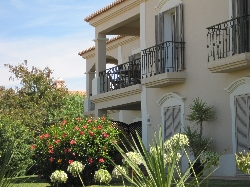 Front of apartment