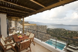 Balcony with pergola