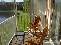 Morning coffee on the lanai