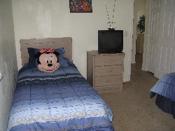 One of the twin bedrooms