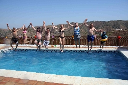 Lots of fun in the pool!