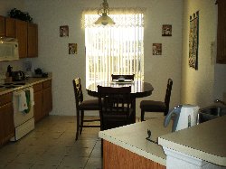 Kitchen with dining table