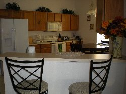 Kitchen from the breakfast bar
