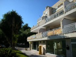 Outside view of apartment