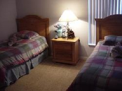 One of the Bed rooms with 2 Beds