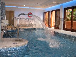 Heated pool in leisure centre
