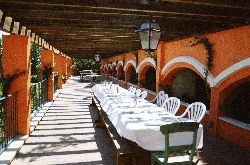 Huge dinning terrace area
