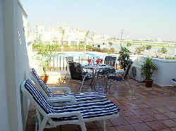 TERRACE VIEW FROM  LANDING  DOORWAY
