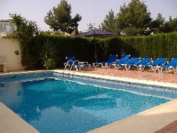 Private Pool with Luxury Sun Loungers
