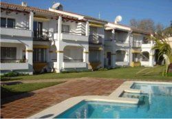 View from garden of mountains