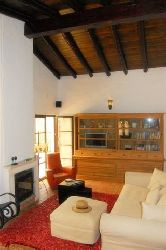 Part of open lounge/dining room