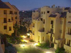 Duquesa Village by night