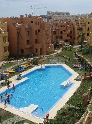 View over pool from terrace