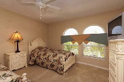 One of the villas two twin bedrooms c/w