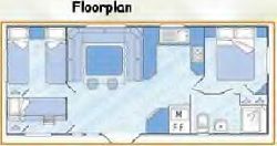 Caravan - floor plan