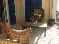 Terrace with seating