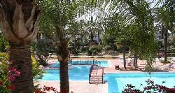 interconecting pools +restaurants