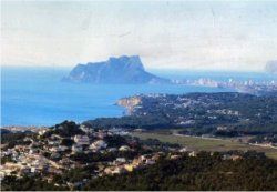 Cumbre del sol looking towards calpe
