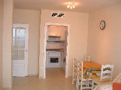 Kitchen and dining area