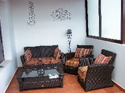 Front covered seating area