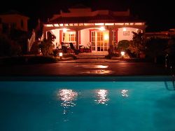 Villa-Rossi at night