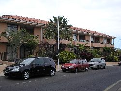 View of apartments from front