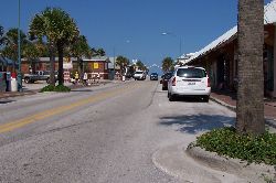 cozy shopping street