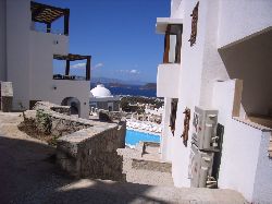Apartment View to the Pool and Sea