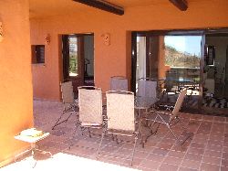 Rustic Gres floor tiling on terraces