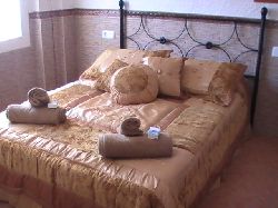 Double bed in the 2 bedroom apartment