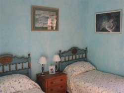 Second bedroom faces west,cool in the mo