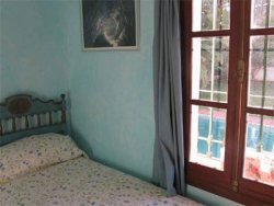 Both bedrooms overlook the pool,the othe