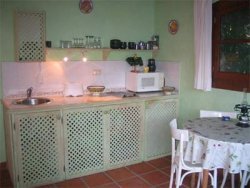 Kitchen area.
