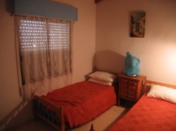 Comfortable twin bedroom