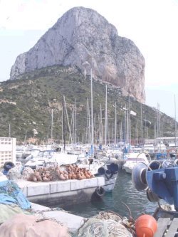 Calpe harbour