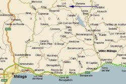 Map of Andalucia