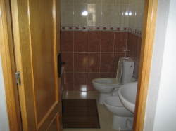 One of the bathrooms