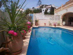 Pool area.