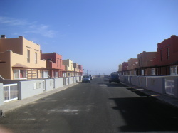 Quiet cul-de-sac with sea views