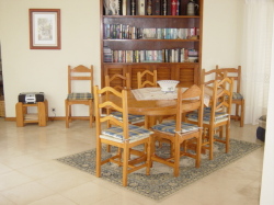 Downstairs dining table