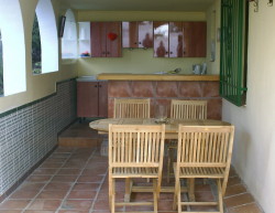 outside kitchen
