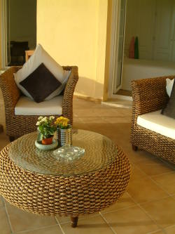 Outside seating